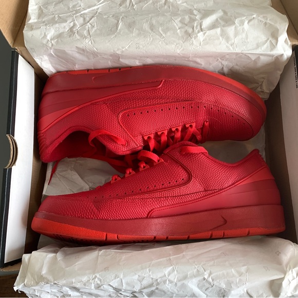 Air Jordan 2 Low “Gym Red”  size 14 mens shoes - Picture 2 of 8